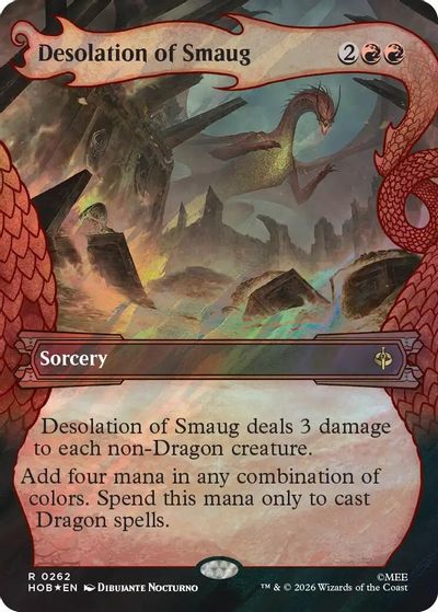Desolation of Smaug (Showcase) (Surge Foil) card art