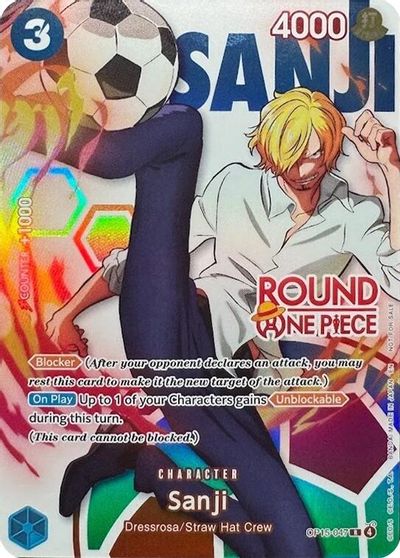 Sanji (Round 1 Promo) card art