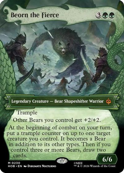 Beorn the Fierce (Showcase) card art