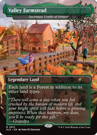 Valley Farmstead - Yavimaya, Cradle of Growth card art