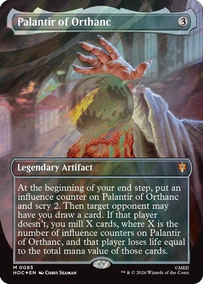 Palantir of Orthanc (Borderless) (Surge Foil) card art