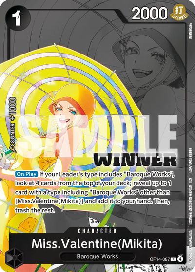 Miss.Valentine(Mikita) (Winner Pack 2026 Vol. 3) card art