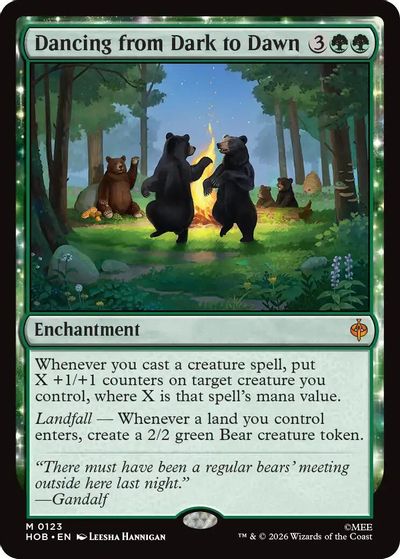 Dancing from Dark to Dawn card art