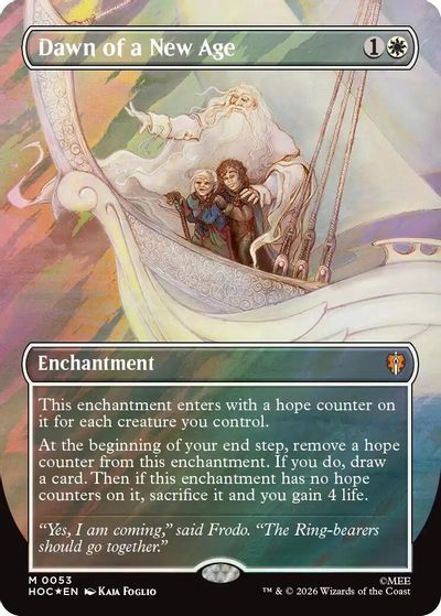 Dawn of a New Age (Borderless) (Surge Foil) card art