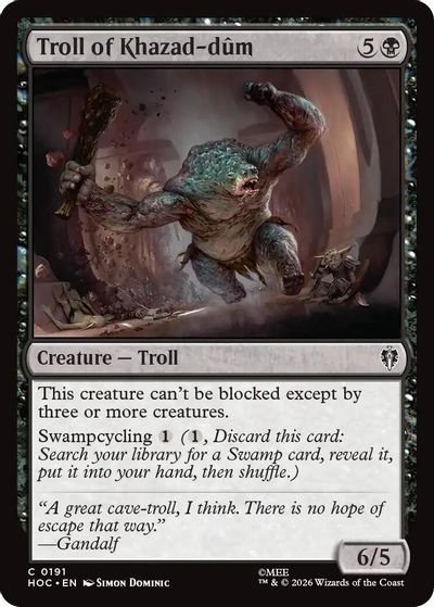 Troll of Khazad-dum card art