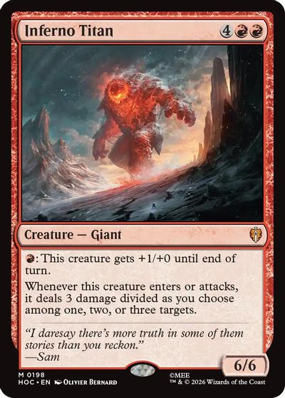 Inferno Titan card art