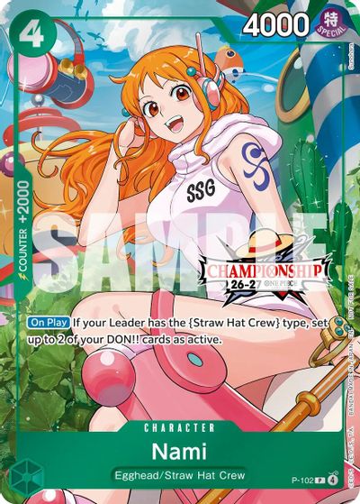 Nami (CS 26-27 Celebration Pack) card art