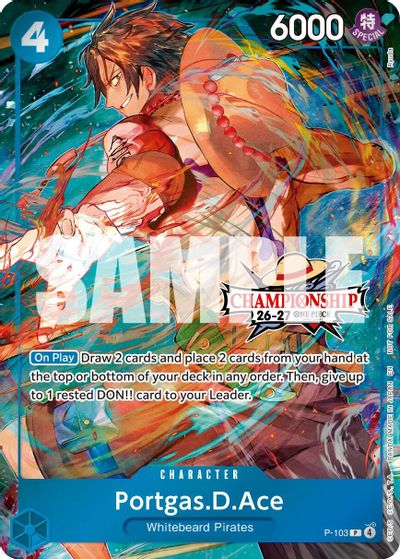 Portgas.D.Ace (CS 26-27 Celebration Pack) card art