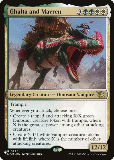 Ghalta and Mavren card art