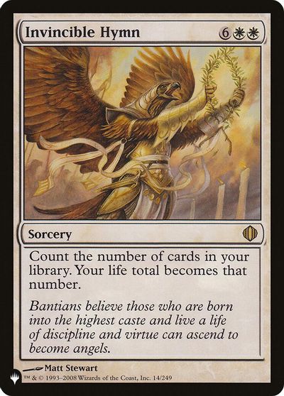 Invincible Hymn card art