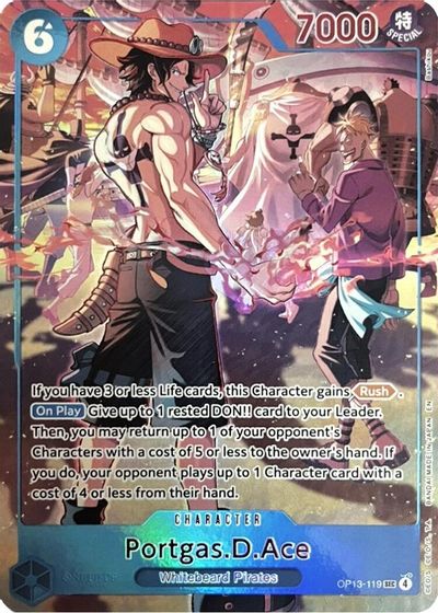 Portgas.D.Ace (119) (English Version 3rd Anniversary Set) card art