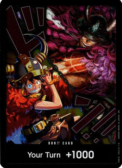 DON!! Card (Alternate Art) (Luffy and Loki) card art