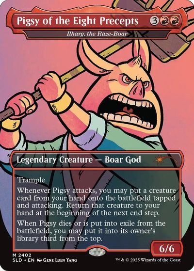 Pigsy of the Eight Precepts - Ilharg, the Raze-Boar card art