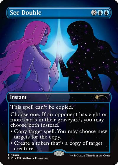 See Double card art
