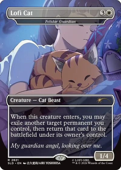 Lofi Cat - Felidar Guardian card art