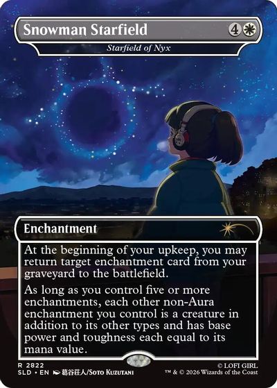 Snowman Starfield - Starfield of Nyx card art