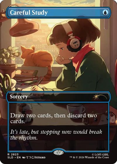 Careful Study (2823) card art