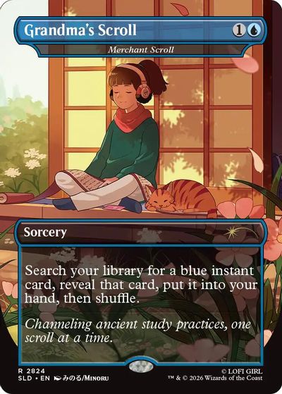 Grandma's Scroll - Merchant Scroll card art