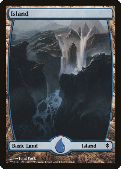 Island (235) - Full Art card art