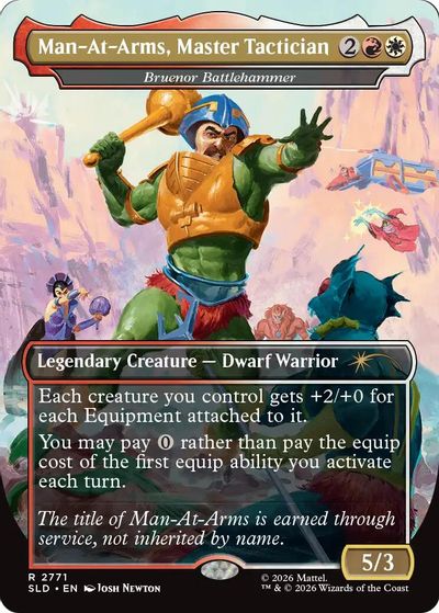 Man-At-Arms, Master Tactician - Bruenor Battlehammer card art
