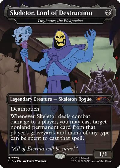 Skeletor, Lord of Destruction - Tinybones, the Pickpocket card art