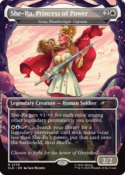 She-Ra, Princess of Power - Sisay, Weatherlight Captain card art