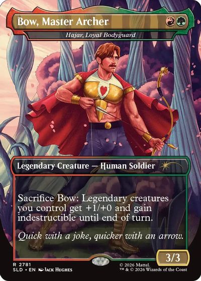 Bow, Master Archer - Hajar, Loyal Bodyguard card art