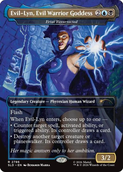 Evil-Lyn, Evil Warrior Goddess - Ertai Resurrected card art