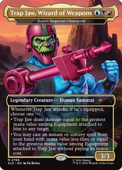 Trap Jaw, Wizard of Weapons - Tetsuo, Imperial Champion card art
