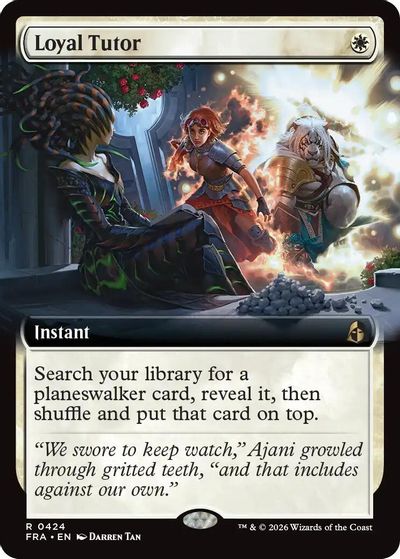 Loyal Tutor (Extended Art) card art