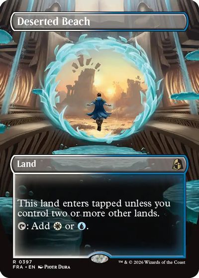 Deserted Beach (Borderless) card art