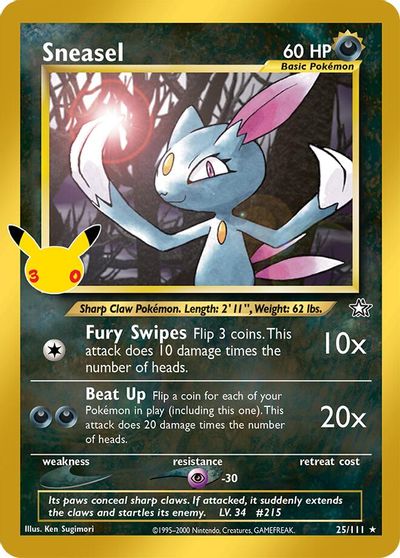 Sneasel card art