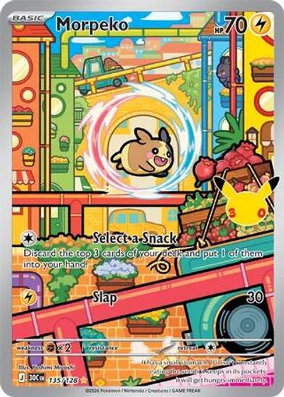 Morpeko - 135/128 card art