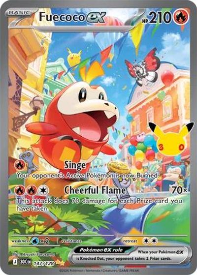 Fuecoco ex - 147/128 card art