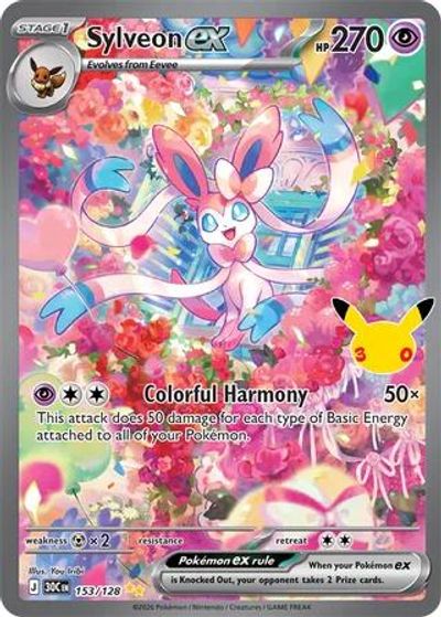 Sylveon ex - 153/128 card art