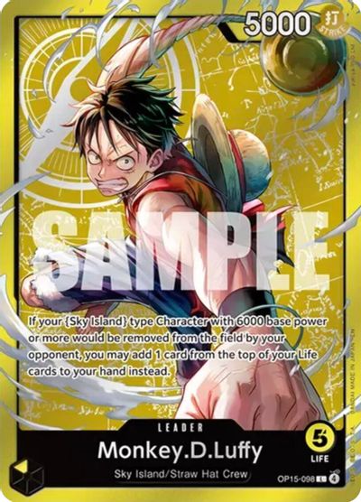 Monkey.D.Luffy (OP15-098) (Luffy Deck) card art