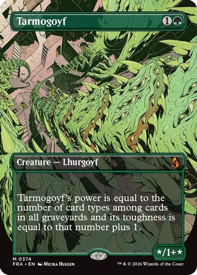 Tarmogoyf (Borderless) card art