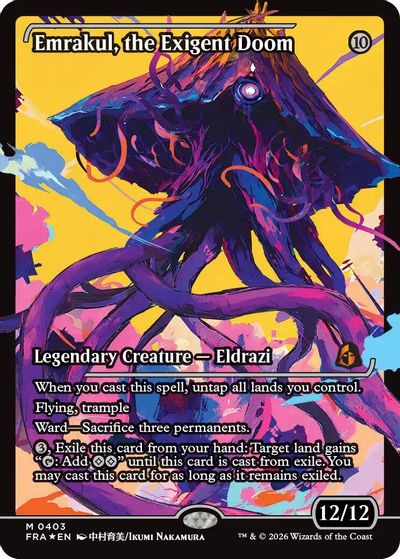 Emrakul, the Exigent Doom (Showcase) card art