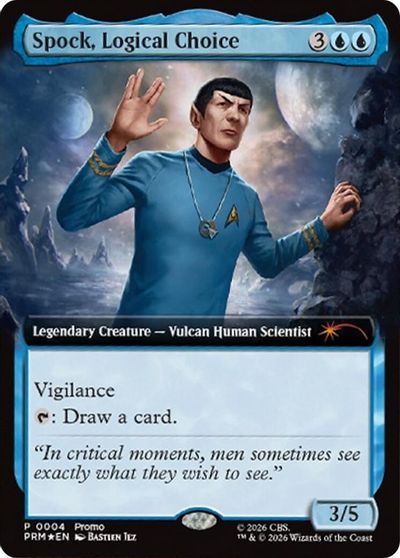 Spock, Logical Choice (Extended Art) card art