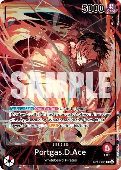 Portgas.D.Ace (Official Playmat - Flame-Flame Fruit Coliseum Edition) card art
