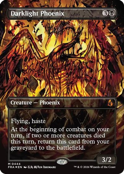 Darklight Phoenix (Borderless) (0444) card art