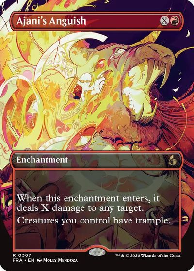 Ajani's Anguish (Borderless) card art