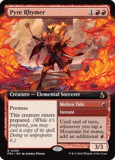 Pyre Rhymer (Extended Art) card art