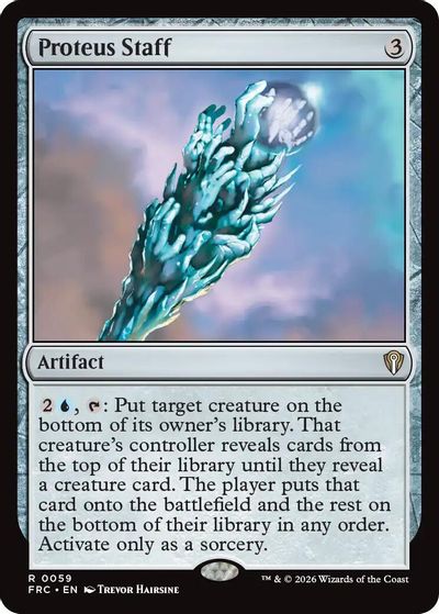 Proteus Staff card art