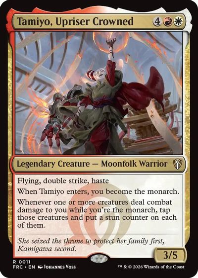 Tamiyo, Upriser Crowned card art