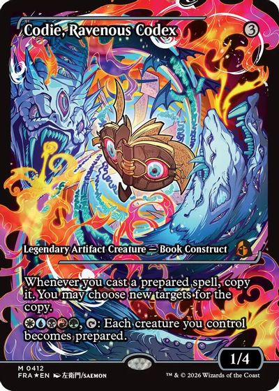 Codie, Ravenous Codex (Showcase) card art