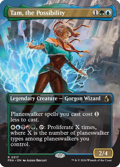 Tam, the Possibility (Borderless) card art