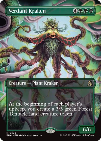 Verdant Kraken (Borderless) card art