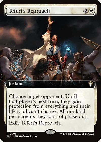 Teferi's Reproach (Extended Art) card art