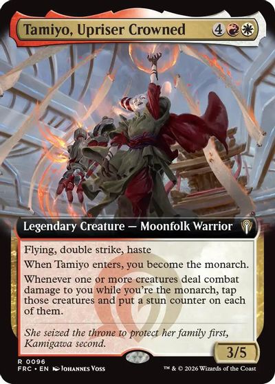 Tamiyo, Upriser Crowned (Extended Art) card art